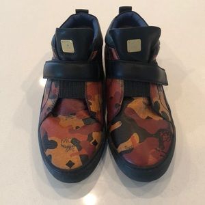 MCM camo pattern shoes